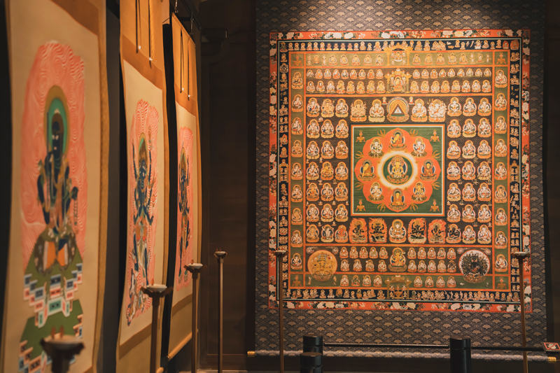 曼荼羅（まんだら）と五大尊像（ごだいそんぞう）