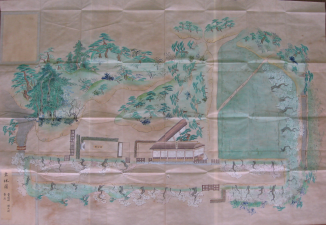 栗林図（愛駿しゃ・講武しゃ・青渓）