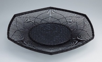 東京都知事賞、本田青海、盛籃「瑞花」〔木工〕