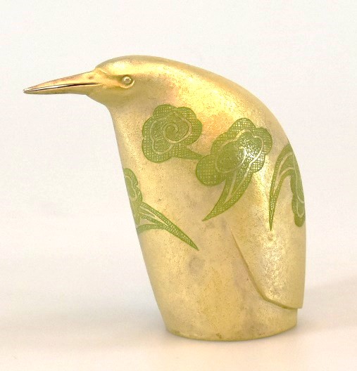 大須賀選「鍛銀禽置物」平成19年（2007）