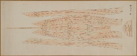 高松藩飛龍丸船明細切絵図板遣方之図